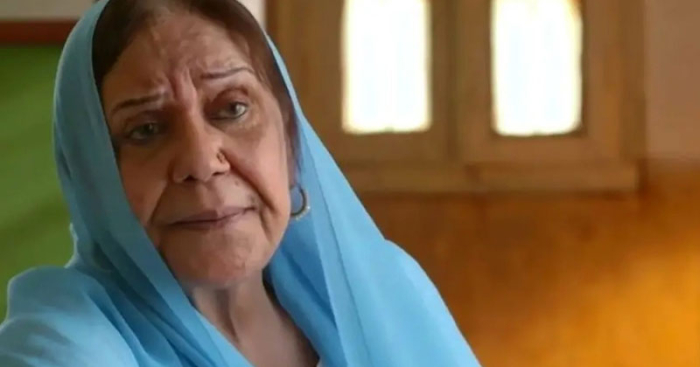 পাকিস্তানের বর্ষীয়ান অভিনেত্রী আয়েশা খান। ছবি: সংগৃহীত