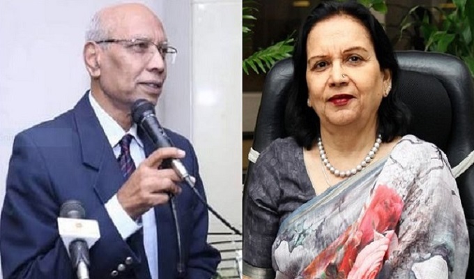 অধ্যাপক সালেহীন কাদরী ও ড. ফেরদৌসী কাদরী। ছবি : সংগৃহীত