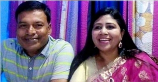 ট্রাকচাপায় স্বামী নিহত, স্ত্রী গুরুতর আহত