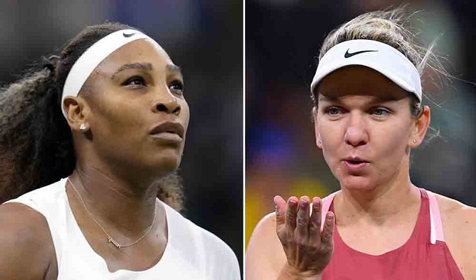 সেরিনা উইলিয়ামস এবং সিমোনা হালেপ। —ফাইল চিত্র