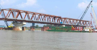 বঙ্গবন্ধু রেল সেতুর কাজ ৪৬ ভাগ সম্পন্ন বঙ্গবন্ধু রেল সেতুর কাজ ৪৬ ভাগ সম্পন্ন