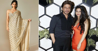 শাড়িতে মেয়েকে দেখে আবেগপ্রবণ শাহরুখ শাড়িতে মেয়েকে দেখে আবেগপ্রবণ শাহরুখ