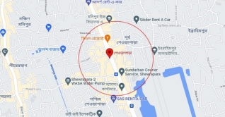 রাজধানীর শেওড়াপাড়ায় বাসের ধাক্কায় নারীর মৃত্যু