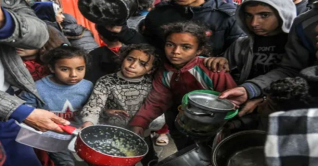 গাজায় অনাহারে ১০ শিশুর মৃত্যু