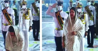 একুশের প্রথম প্রহরে ভাষা শহীদদের প্রতি স্পিকারের শ্রদ্ধা