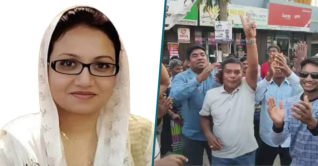 ব্যারিস্টার ফারজানা শারমিন পুতুল প্রতিমন্ত্রী হওয়ায় আনন্দ মিছিল