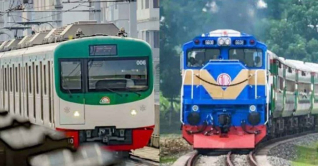 ঈদের ছুটি কাটিয়ে মেট্রোরেল ও আন্তঃনগর ট্রেন চলাচল শুরু ঈদের ছুটি কাটিয়ে মেট্রোরেল ও আন্তঃনগর ট্রেন চলাচল শুরু