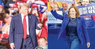 ভোটার টানতে শেষ সময়ে প্রচারণায় ব্যস্ত হ্যারিস ও ট্রাম্প ভোটার টানতে শেষ সময়ে প্রচারণায় ব্যস্ত হ্যারিস ও ট্রাম্প