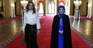 জর্ডানের রানীকে স্বাগত জানালেন তুরস্কের ফার্স্ট লেডি