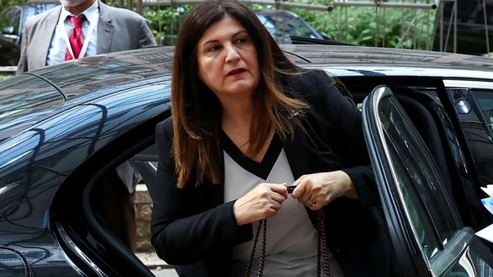 ফিলিস্তিনের পররাষ্ট্রমন্ত্রী ভারসেন আগাবেকিয়ান শাহিন।  