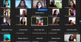 সেন্ট্রাল উইমেন্স ইউনিভার্সিটিতে ফিচার লেখার কৌশল নিয়ে ওয়েবিনার