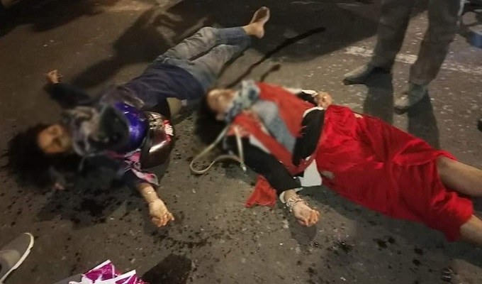 বনানীতে প্রেস লেখা স্কুটিতে গাড়ির ধাক্কা, ২ নারী নিহত