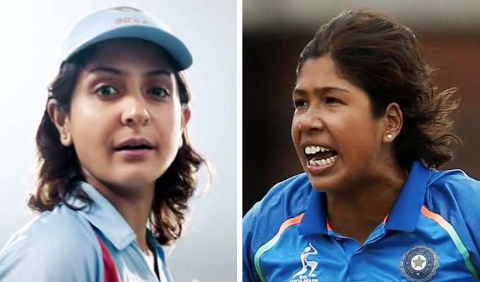 অনুষ্কা শর্মা এবং ঝুলন গোস্বামী।