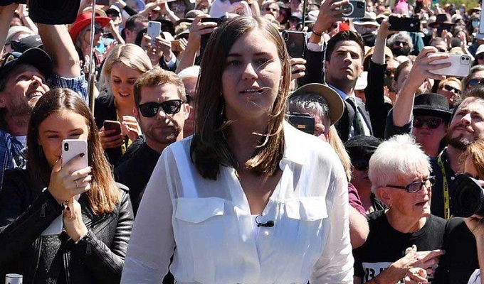 অস্ট্রেলীয় পার্লামেন্টের সাবেক কর্মী ব্রিটানি হিগিনস [ছবি: সংগৃহীত]