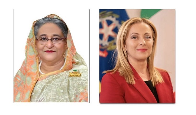 শেখ হাসিনাকে ইতালির প্রধানমন্ত্রীর অভিনন্দন