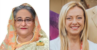 ইতালির প্রথম নারী প্রধানমন্ত্রীকে শেখ হাসিনার অভিনন্দন