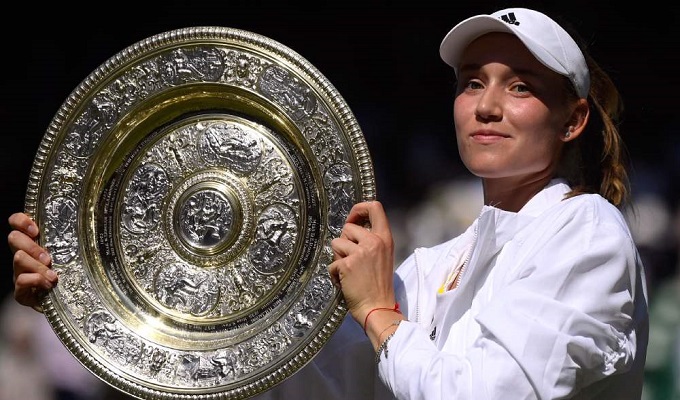 জিতলেন রিবাকিনা।  ছবি রয়টার্স