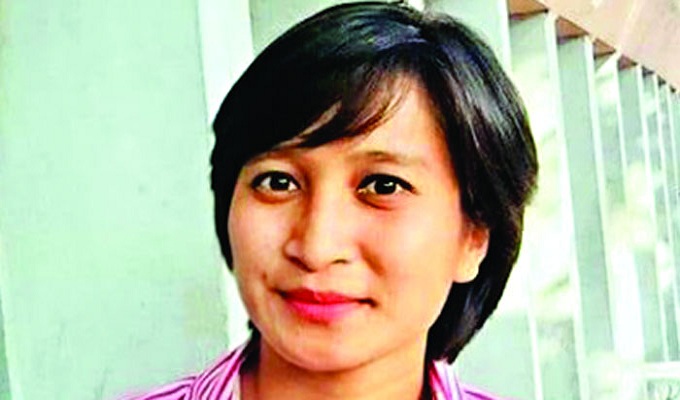 দেশের প্রথম নারী ফিফা রেফারি জয়া চাকমা