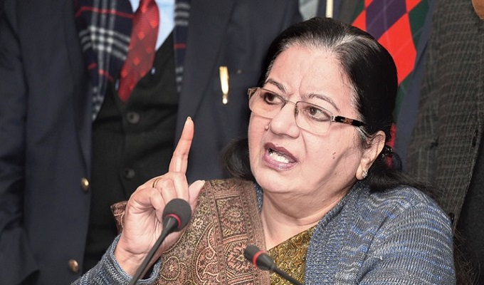দিল্লির জামিয়া মিলিয়া ইসলামিয়া বিশ্ববিদ্যালয়ের উপাচার্য নাজমা আখতার
