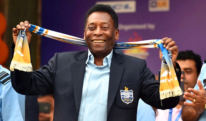 ব্রাজিলের কিংবদন্তি ফুটবলার পেলে।  ফাইল ছবি।