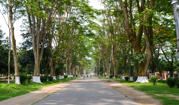 প্যারিস রোড, রাশাহী বিশ্ববিদ্যালয়।
