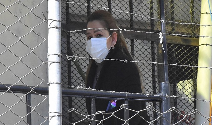 বলিভিয়ার সাবেক নারী প্রেসিডেন্ট জেনিন আনেজ।   ফাইল ছবি।