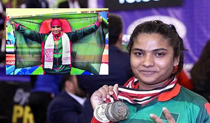 আবারও ভারোত্তোলনে সোনা জয় মাবিয়ার