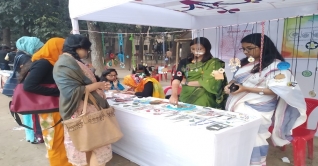 রাবিতে বসন্তকে বরণ করতে প্রস্তুত শিক্ষার্থীরা