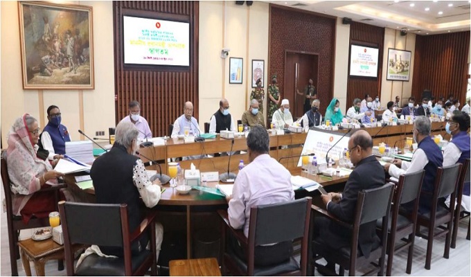 জাতীয় অর্থনৈতিক পরিষদের নির্বাহী কমিটির সভায় প্রধানমন্ত্রী