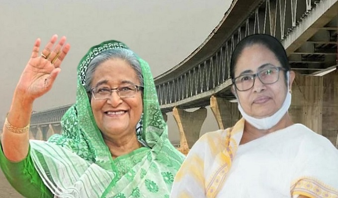 শেখ হাসিনা ও মমতা বন্দ্যোপাধ্যায়। পুরোনো ছবি