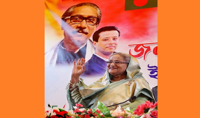 প্রধানমন্ত্রী শেখ হাসিনা।