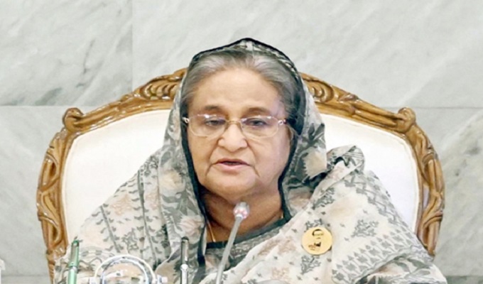 প্রধানমন্ত্রী শেখ হাসিনা।  ছবি: সংগৃহীত