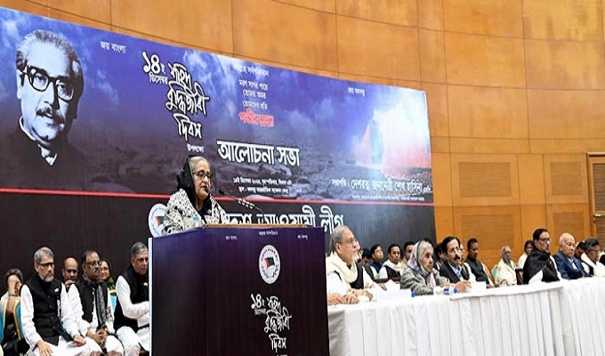 হত্যাকারীরা কখনো গণতন্ত্র দিতে পারে না: প্রধানমন্ত্রী