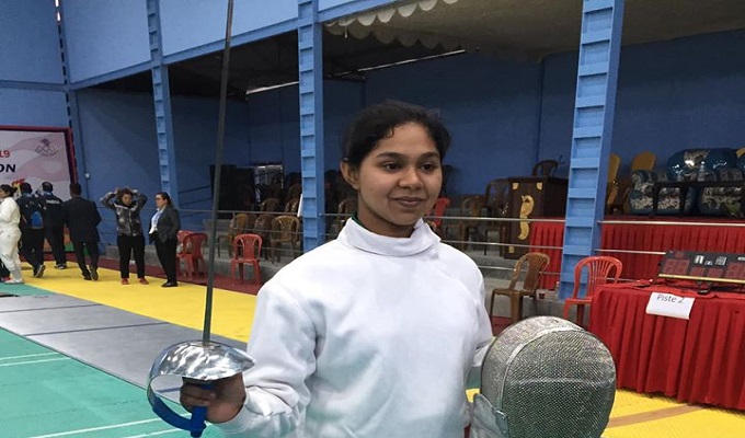 ফেন্সিংয়ে সোনা জিতলেন ফাতেমা মুজিব