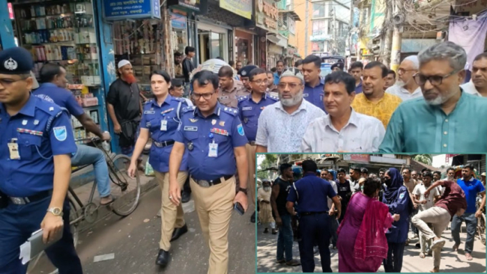 রাজবাড়ীতে পুলিশের সামনে নারী উদ্যোক্তা জাকিয়া সুলতানাকে মারধরের ঘটনায় গঠিত তদন্ত কমিটির ঘটনাস্থল পরিদর্শন। 